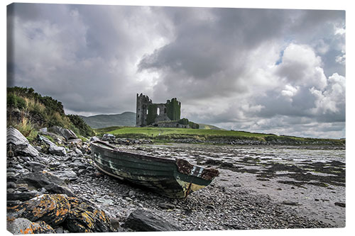 Canvas print Ballycarbery Castle, County Kerry, Ireland