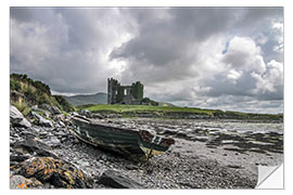 Naklejka na ścianę Ballycarbery Castle, County Kerry, Ireland