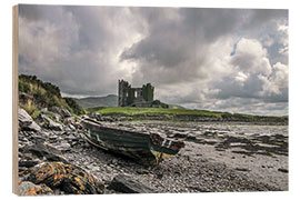 Holzbild Ballycarbery Castle, County Kerry (Irland)