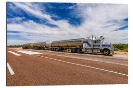 Magnettafel Road Train Australien