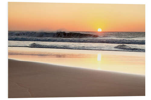 Foam board print Beach at sunset, Fuerteventura