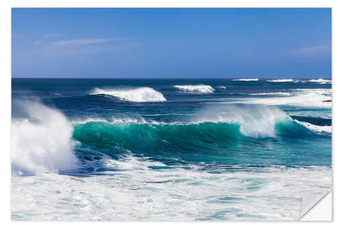 Wall sticker Waves, Fuerteventura