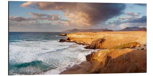 Stampa su alluminio Coast at sunset, Fuerteventura