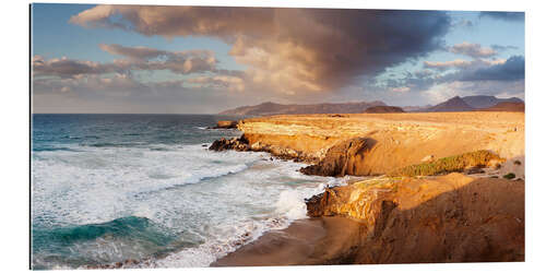 Galleriataulu Coast at sunset, Fuerteventura