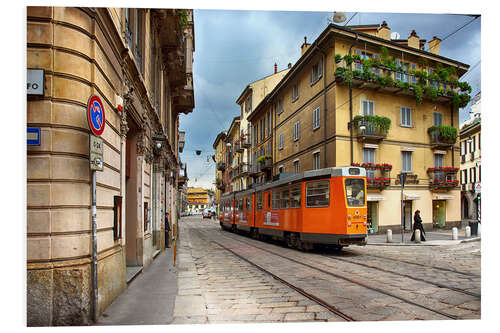 Bilde på skumplate Tram in Milan