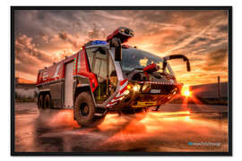 Gerahmter Kunstdruck FLF Panther 22 reload