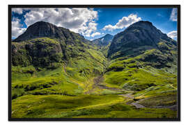 Gerahmter Kunstdruck The Three Sisters, Schottland