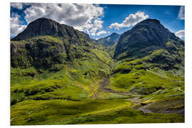 Foam board print Three sisters, Scotland