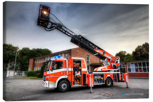 Canvas print Fire truck