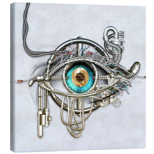 Canvas print Mechanical eye