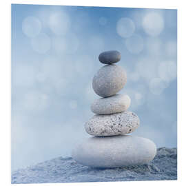 Stampa su PVC Stone cairn VI