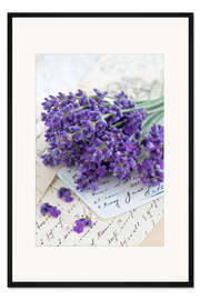 Gerahmter Kunstdruck Lavendel I
