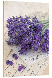 Holzbild  Lavendel I - Andrea Haase Foto