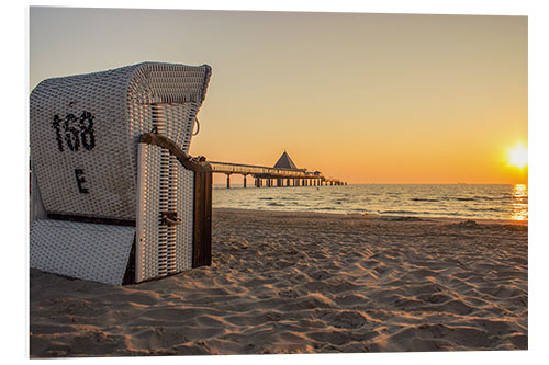 Tableau en PVC Chaise de plage à Usedom