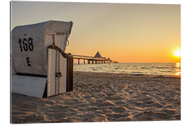 Gallery print Beach chair on Usedom