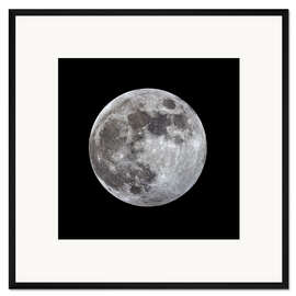 Gerahmter Kunstdruck Vollmond