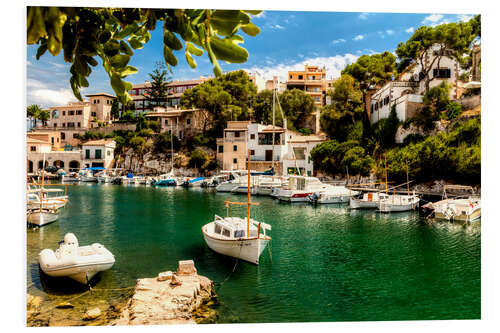 Hartschaumbild Mallorca - Cala Figuera