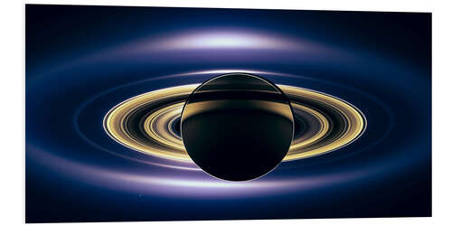 PVC-taulu Saturn Eclipse (seen by Cassini spacecraft)