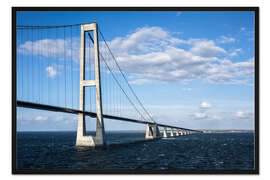 Gerahmter Kunstdruck Die Storebaeltsbroen