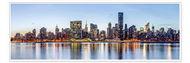 Poster  New York - Skyline de Manhattan - Sascha Kilmer