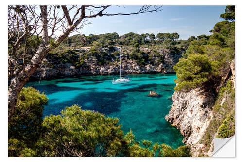 Naklejka na ścianę Mallorca- Cala Pi