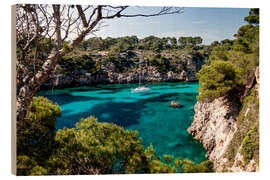 Hout print Mallorca- Cala Pi