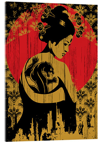 Acrylic print Geisha