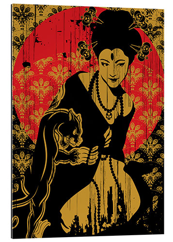 Tableau en plexi-alu Geisha