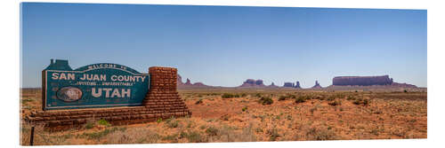 Akrylbilde Monument Valley USA Panorama III