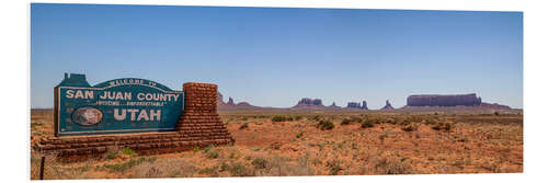 Tableau en PVC Panorama de Monument Valley III