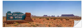 Wall sticker Monument Valley USA Panorama III