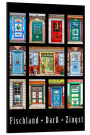 Gallery print Beautiful doors in Fischland Darss Zingst