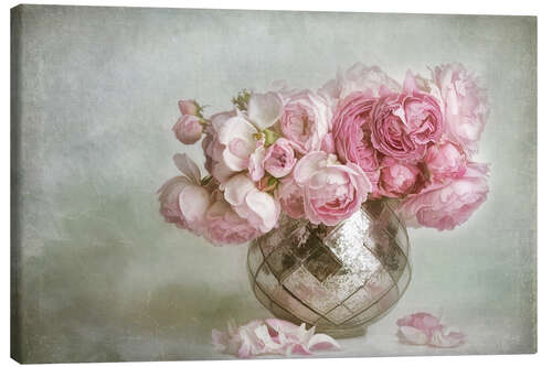 Tableau sur toile Belles en rose