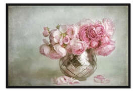 Gerahmter Kunstdruck pretty in pink