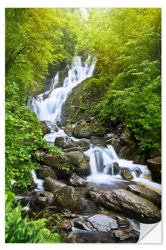 Selvklebende plakat Torc Waterfall 