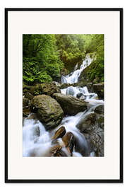 Gerahmter Kunstdruck Torc Wasserfall