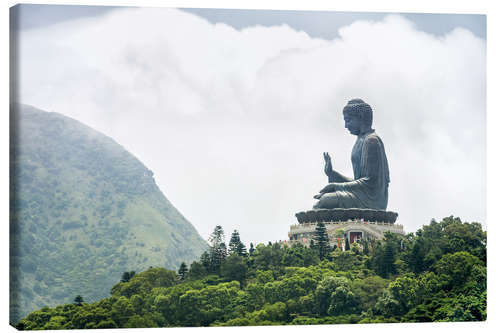 Leinwandbild TianTan Buddha in Lantau