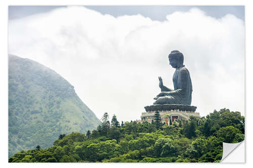 Vinilo para la pared TianTan Buddha in Lantau