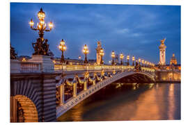 Foam board print Pont Alexandre III in Paris