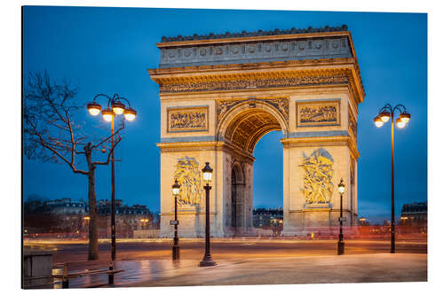 Alubild Arc de Triomphe in Paris