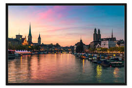 Gerahmter Kunstdruck ZÜRICH 05