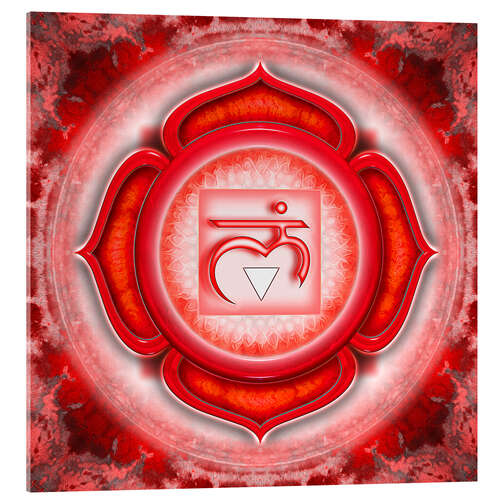 Acrylic print The Root Chakra Series V