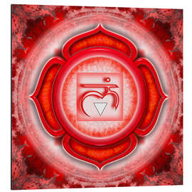 Magnettafel Das Wurzelchakra Serie V