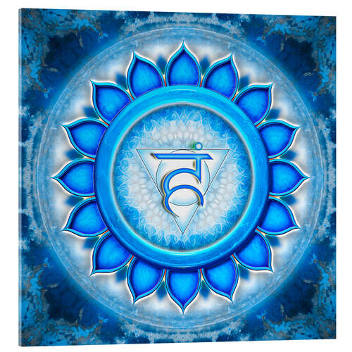 Acrylic print The Throat Chakra Series V