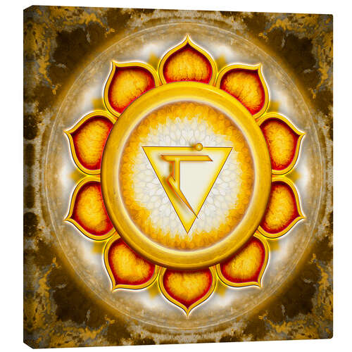 Canvastavla The Solar Plexus Chakra Series V