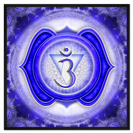 Gerahmter Kunstdruck Das Stirnchakra Serie V