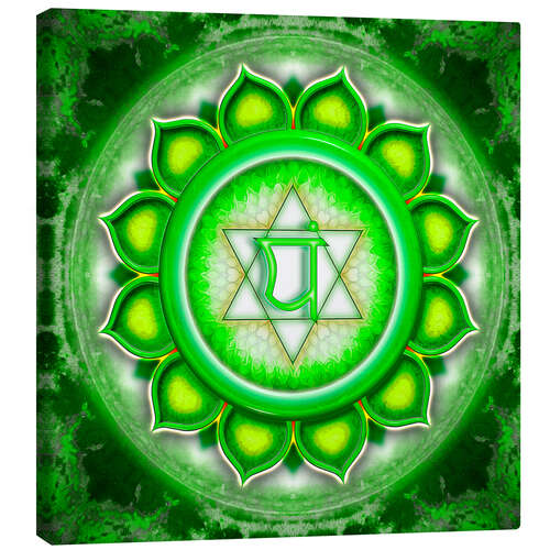 Canvas print The Heart Chakra Series V