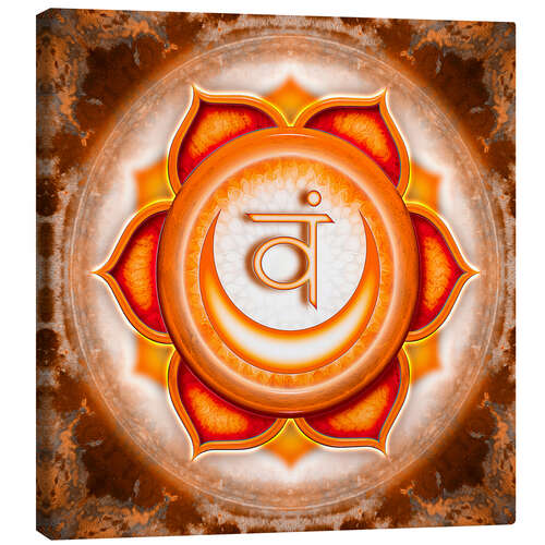 Canvas print The Sakral Chakra Series V