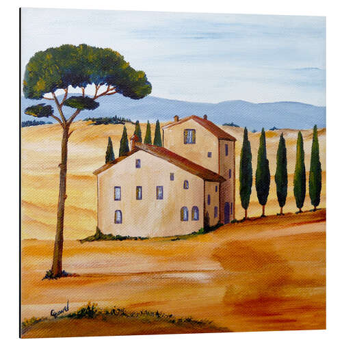 Tableau en aluminium Toscane