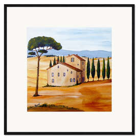 Framed art print Tuscany